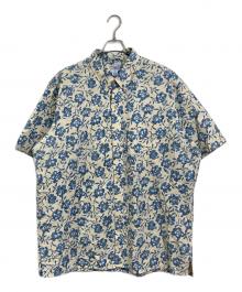 reyn spooner（レイン スプナー）の古着「ビックサイズアロハシャツ」｜ベージュ×ネイビー