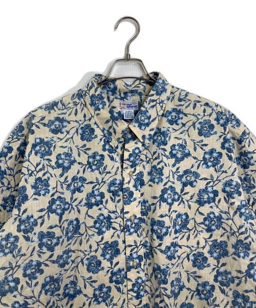 reyn spooner（レイン スプナー）reyn spooner (レイン スプナー) ビックサイズアロハシャツ ベージュ×ネイビー サイズ:XXXLの古着・服飾アイテム