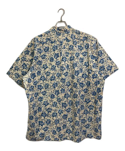 reyn spooner（レイン スプナー）reyn spooner (レイン スプナー) ビックサイズアロハシャツ ベージュ×ネイビー サイズ:XXXLの古着・服飾アイテム