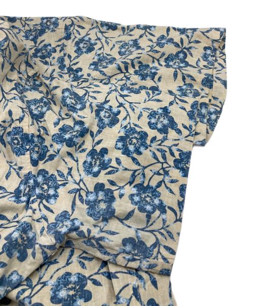 reyn spooner（レイン スプナー）reyn spooner (レイン スプナー) ビックサイズアロハシャツ ベージュ×ネイビー サイズ:XXXLの古着・服飾アイテム