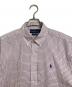 POLO RALPH LAUREN (ポロ・ラルフローレン) BLAKE 半袖シャツ　 パープル×ホワイト サイズ:L：5000円