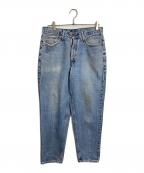 LEVI'Sリーバイス）の古着「【古着】デニムパンツ　90年代　オレンジタブ　90s　96年　アイスブルー　ユーロリーバイス」｜スカイブルー