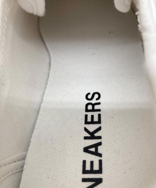 A.P.C.（アーペーセー）A.P.C. (アーペーセー) キャンバススニーカー 刺繍ロゴ　カジュアルスニーカー アイボリー サイズ:38の古着・服飾アイテム