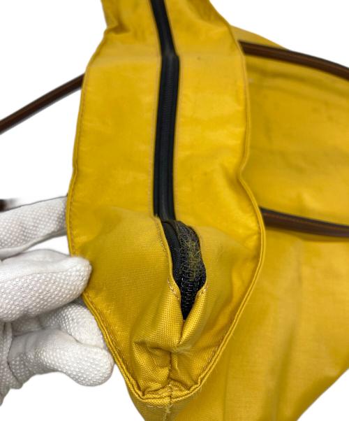 Herve Chapelier（エルベシャプリエ）Herve Chapelier (エルベシャプリエ) トートバッグ　ナイロンバッグ イエロー サイズ:実寸参照の古着・服飾アイテム