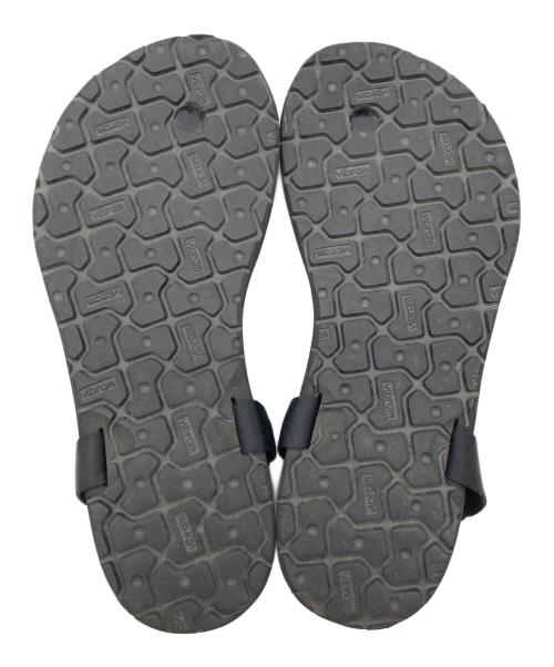 HYKE（ハイク）HYKE BEAUTIFUL SHOES (ビューティフルシューズ) FIDLOCK BAREFOOT SANDAL フィドロック ベアフットサンダル　ストラップサンダル　フラットサンダル　日本製 ブラック サイズ:24.0&24.5の古着・服飾アイテム