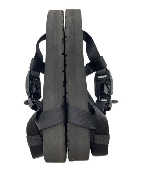 HYKE（ハイク）HYKE BEAUTIFUL SHOES (ビューティフルシューズ) FIDLOCK BAREFOOT SANDAL フィドロック ベアフットサンダル　ストラップサンダル　フラットサンダル　日本製 ブラック サイズ:24.0&24.5の古着・服飾アイテム