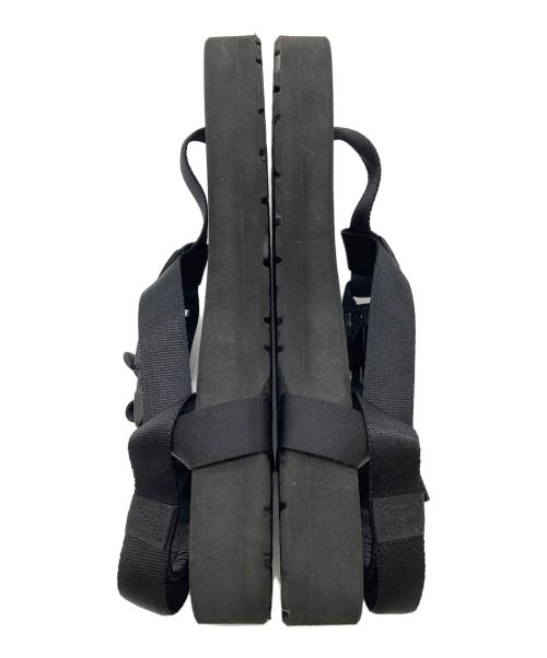HYKE（ハイク）HYKE BEAUTIFUL SHOES (ビューティフルシューズ) FIDLOCK BAREFOOT SANDAL フィドロック ベアフットサンダル　ストラップサンダル　フラットサンダル　日本製 ブラック サイズ:24.0&24.5の古着・服飾アイテム