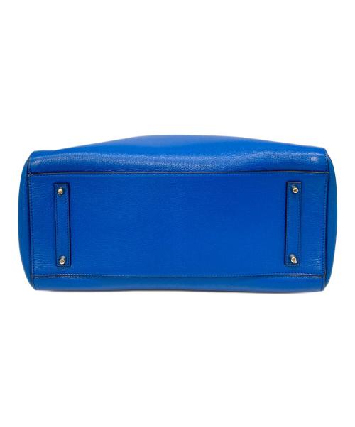 ANYA HINDMARCH（アニヤ・ハインドマーチ）ANYA HINDMARCH (アニヤハインドマーチ) 2way EBURY トートバッグ　ショルダーバッグ ブルー サイズ:実寸参照の古着・服飾アイテム