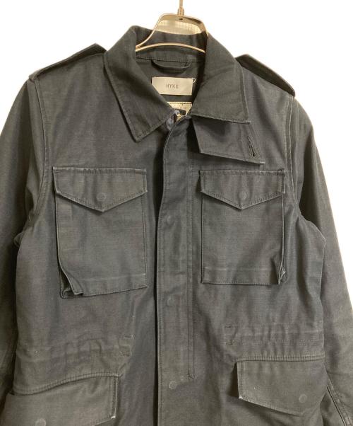 HYKE（ハイク）HYKE (ハイク) M-51 TYPE FIELD JACKET  アウター　ライトアウター　日本製 ネイビー サイズ:1の古着・服飾アイテム