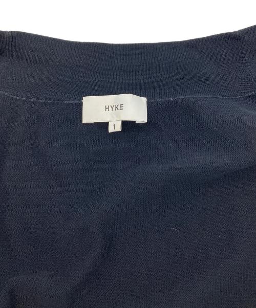 HYKE（ハイク）HYKE (ハイク) ロングカーディガン　コットンカーディガン　薄手カーディガン　羽織り ネイビー サイズ:1の古着・服飾アイテム