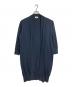 HYKE（ハイク）の古着「ロングカーディガン　コットンカーディガン　薄手カーディガン　羽織り」｜ネイビー