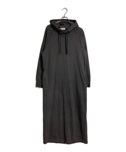 Spick and Span（スピック＆スパン）Spick and Span (スピックアンドスパン) ヘビー裏毛ロングワンピース　ラグランワンピース ブラック サイズ:FREEの古着・服飾アイテム