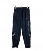 NIKEナイキ）の古着「SOLO SWOOSH TRACK PANT トラックパンツ　ナイロンパンツ」｜ブラック