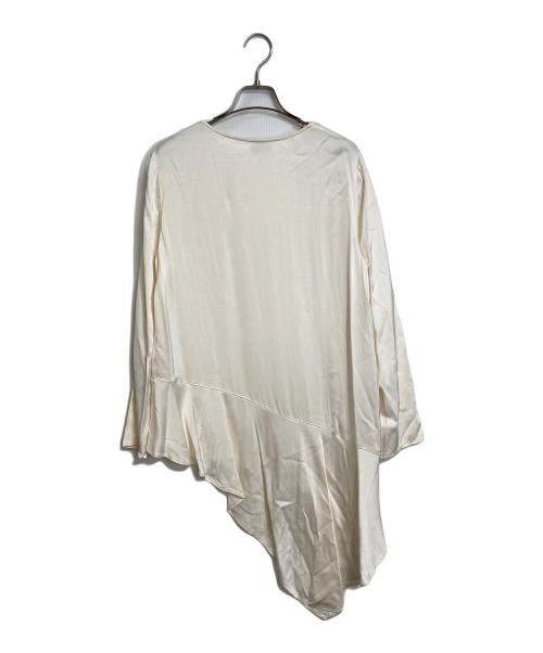 ZIMMERMANN（ジマーマン）ZIMMERMANN (ジマーマン) アシメデザインブラウス　長袖ブラウス　セレモニー アイボリー サイズ:2の古着・服飾アイテム
