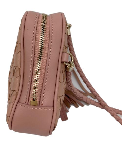 serapian（セラピアン）SERAPIAN (セラピアン) ショルダーバッグ　レザーバッグ ピンク サイズ:実寸参照の古着・服飾アイテム