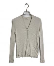 IENA（イエナ）の古着「ECO SPLASH リブVネック カーディガン　薄手カーディガン　羽織り　25年モデル」｜グレー