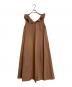 IENA（イエナ）の古着「2wayノースリーブワンピース　コットンワンピース」｜ブラウン