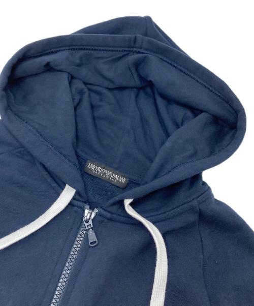 EMPORIO ARMANI（エンポリオアルマーニ）EMPORIO ARMANI (エンポリオアルマーニ) ジップパーカー　ラグランパーカー ネイビー サイズ:Sの古着・服飾アイテム