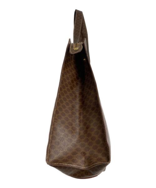 CELINE（セリーヌ）CELINE (セリーヌ) マカダムトートバッグ　オールドマカダム ブラウン サイズ:実寸参照の古着・服飾アイテム