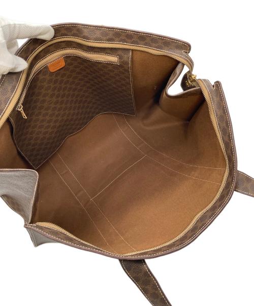 CELINE（セリーヌ）CELINE (セリーヌ) マカダムトートバッグ　オールドマカダム ブラウン サイズ:実寸参照の古着・服飾アイテム