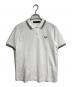 FRED PERRY（フレッドペリー）の古着「ポロシャツ　The Twin Tipped Shirt   半袖シャツ　ワンポイント刺繍シャツ」｜ホワイト×グリーン