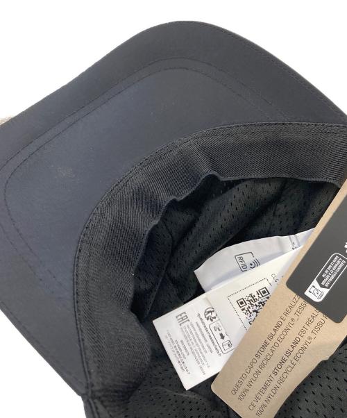 STONE ISLAND（ストーンアイランド）STONE ISLAND (ストーンアイランド) キャップ 6パネル ブラック サイズ:実寸参照の古着・服飾アイテム