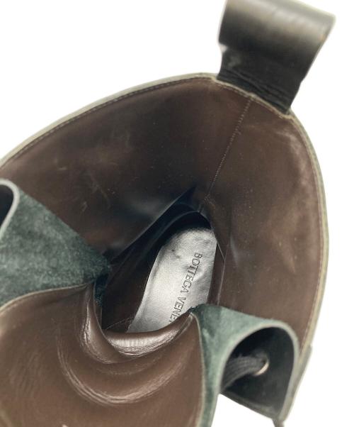 BOTTEGA VENETA（ボッテガベネタ）BOTTEGA VENETA (ボッテガベネタ) MILITARY CALF ミリタリー カーフレザー ブーツ ブラック サイズ:41 1/２の古着・服飾アイテム