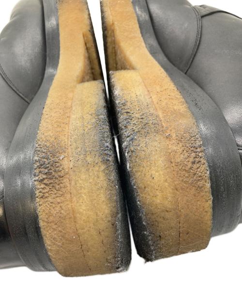 BOTTEGA VENETA（ボッテガベネタ）BOTTEGA VENETA (ボッテガベネタ) MILITARY CALF ミリタリー カーフレザー ブーツ ブラック サイズ:41 1/２の古着・服飾アイテム