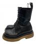 BOTTEGA VENETA (ボッテガベネタ) MILITARY CALF ミリタリー カーフレザー ブーツ ブラック サイズ:41 1/２：32000円