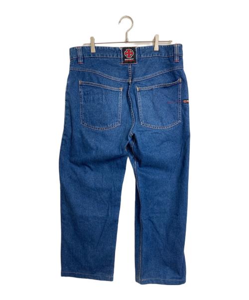 INDEPENDENT（インディペンデント）INDEPENDENT (インディペンデント) 【古着】90'sデニムワイドパンツ　デニムパンツ　90年代 ブルー サイズ:36の古着・服飾アイテム