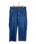 INDEPENDENT（インディペンデント）の古着「【古着】90'sデニムワイドパンツ　デニムパンツ　90年代」｜ブルー