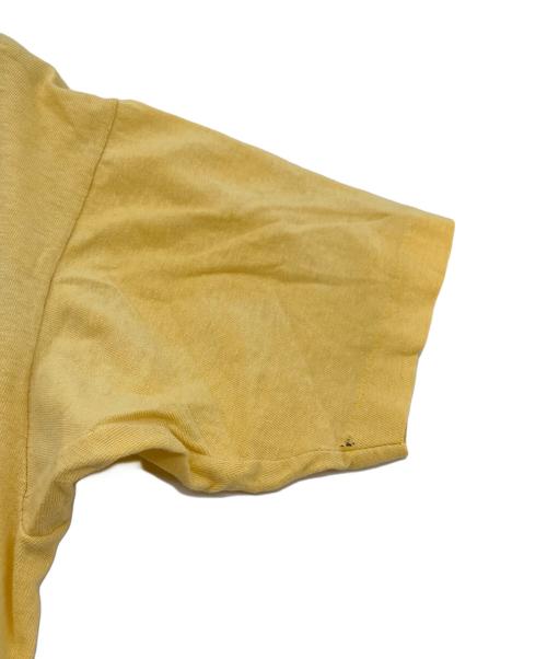 Champion（チャンピオン）Champion (チャンピオン) 【古着】70’S ROSE BOWL プリントTシャツ　半袖カットソー　Tシャツ　Tee  70年代　バータグ イエロー サイズ:Lの古着・服飾アイテム