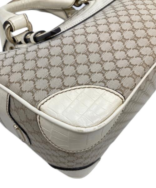 CELINE（セリーヌ）CELINE (セリーヌ) トリオンフ柄ブギーバッグ　ハンドバッグ ベージュ サイズ:実寸参照の古着・服飾アイテム