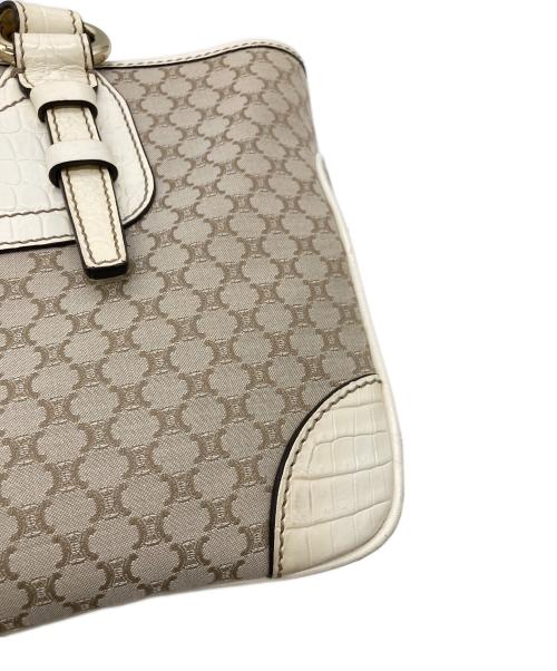 CELINE（セリーヌ）CELINE (セリーヌ) トリオンフ柄ブギーバッグ　ハンドバッグ ベージュ サイズ:実寸参照の古着・服飾アイテム