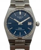 TISSOTティソ）の古着「PRXオートマチック　自動巻き　防水　10気圧」｜ネイビー