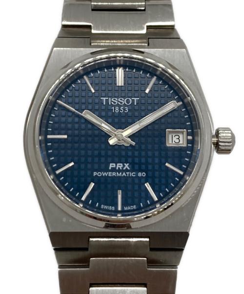 TISSOT（ティソ）TISSOT (ティソ) PRXオートマチック　自動巻き　防水　10気圧 ネイビー サイズ:実寸参照の古着・服飾アイテム