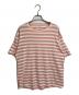 45R（フォーティファイブ・アール）の古着「シャンクリーンボーダーTシャツ　コットンTシャツ」｜ホワイト×ピンク