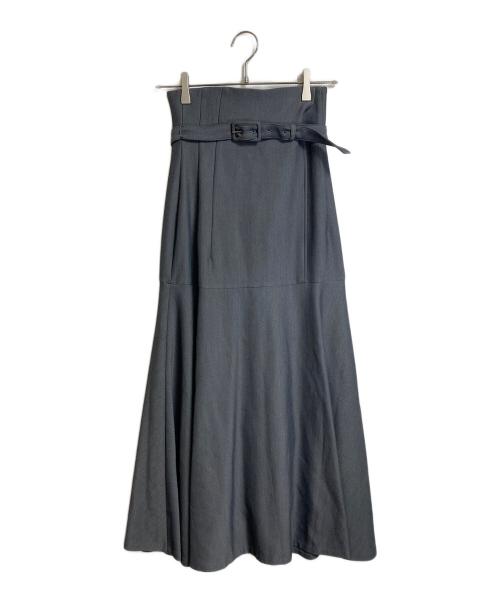 CELFORD（セルフォード）CELFORD (セルフォード) スーパーハイウエストツイルスカート　ロングスカート グレー サイズ:36の古着・服飾アイテム