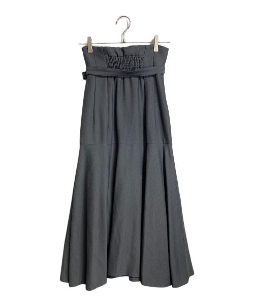 CELFORD（セルフォード）CELFORD (セルフォード) スーパーハイウエストツイルスカート　ロングスカート グレー サイズ:36の古着・服飾アイテム