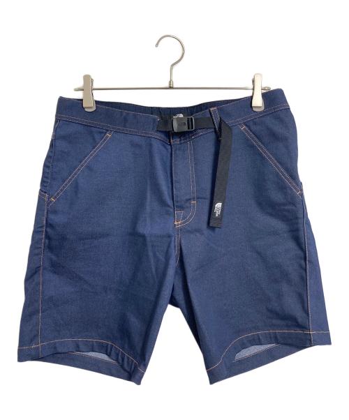 THE NORTH FACE（ザ ノース フェイス）THE NORTH FACE (ザ ノース フェイス) デニムハーフパンツ DENIM CLIMB SHORT スポーツ　アウトドア インディゴ サイズ:Mの古着・服飾アイテム