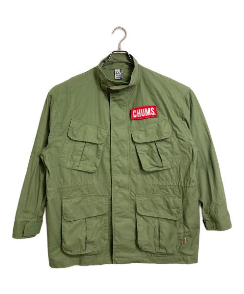 CHUMS（チャムス）CHUMS (チャムス) Camp Fieldジャケット　キャンプフィールドジャケット　アウター　ライトアウター　アウトドア カーキ サイズ:Mの古着・服飾アイテム