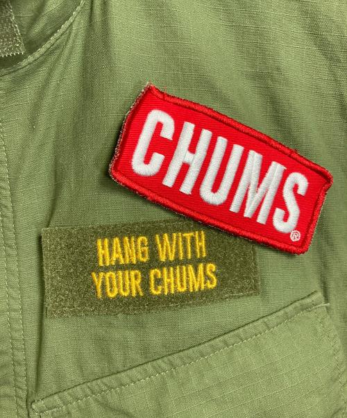 CHUMS（チャムス）CHUMS (チャムス) Camp Fieldジャケット　キャンプフィールドジャケット　アウター　ライトアウター　アウトドア カーキ サイズ:Mの古着・服飾アイテム