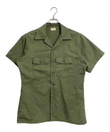 US ARMY（ユーエスアーミー）の古着「【古着】70’S リメイクミリタリーシャツ　半袖シャツ　70年代」｜グリーン