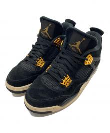 NIKE（ナイキ）の古着「AIR JORDAN 4 RETRO ROYALTY エアジョーダン レトロ ロイヤルティ」｜ブラック