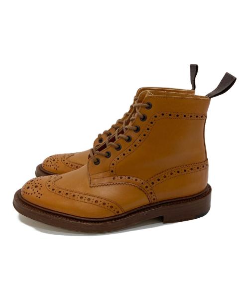 Tricker's（トリッカーズ）Tricker's (トリッカーズ) カントリーブーツ　MALTON  イングランド製 ベージュ サイズ:8の古着・服飾アイテム