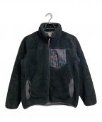 CHUMSチャムス）の古着「Bonding Fleece Jacket  ボンディングフリースジャケット  ボアジャケット　フリース　スポーツ　アウトドア」｜ブラック