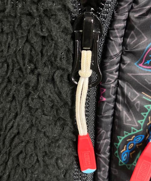 CHUMS（チャムス）CHUMS (チャムス) Bonding Fleece Jacket  ボンディングフリースジャケット  ボアジャケット　フリース　スポーツ　アウトドア ブラック サイズ:Sの古着・服飾アイテム