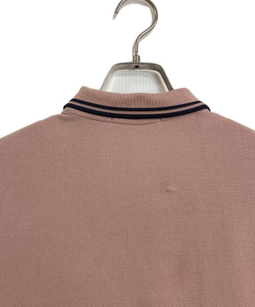 FRED PERRY（フレッドペリー）FRED PERRY (フレッドペリー) ポロシャツ　半袖シャツ　ワンポイント刺繍ポロシャツ ピンク サイズ:UK12の古着・服飾アイテム