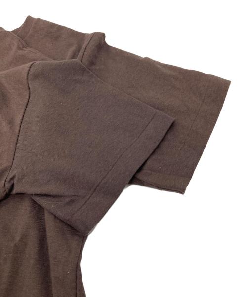 DRESSTERIOR（ドレステリア）DRESSTERIOR (ドレステリア) Americana (アメリカーナ) 【別注】カレッジTシャツ　コットンTシャツ ブラウンの古着・服飾アイテム