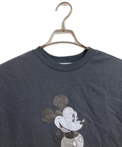 Americana（アメリカーナ）Americana (アメリカーナ) Disney (ディズニー) Michkey Tシャツ　半袖カットソー　Tee  ミッキー　日本製 グレー サイズ:00 未使用品の古着・服飾アイテム